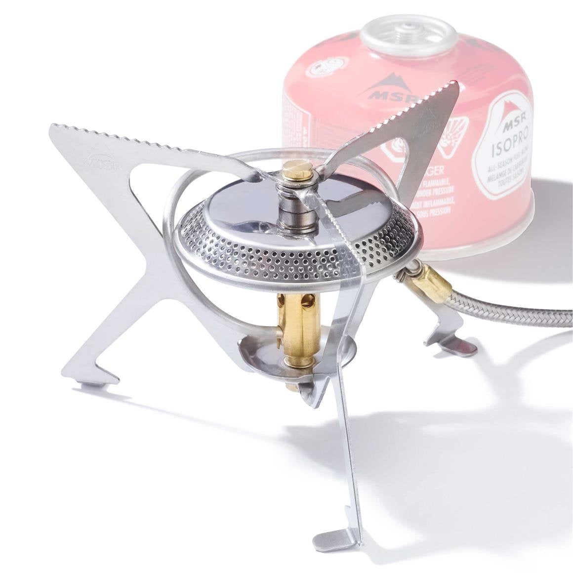 Windpro II stove with Windshield