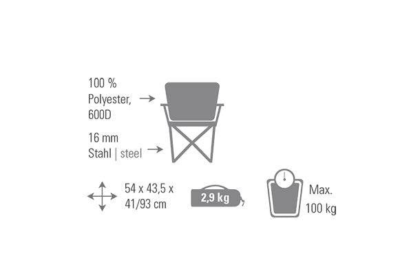 Salou camping chair